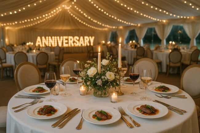 Anniversary Dinners at The Clocktower Events