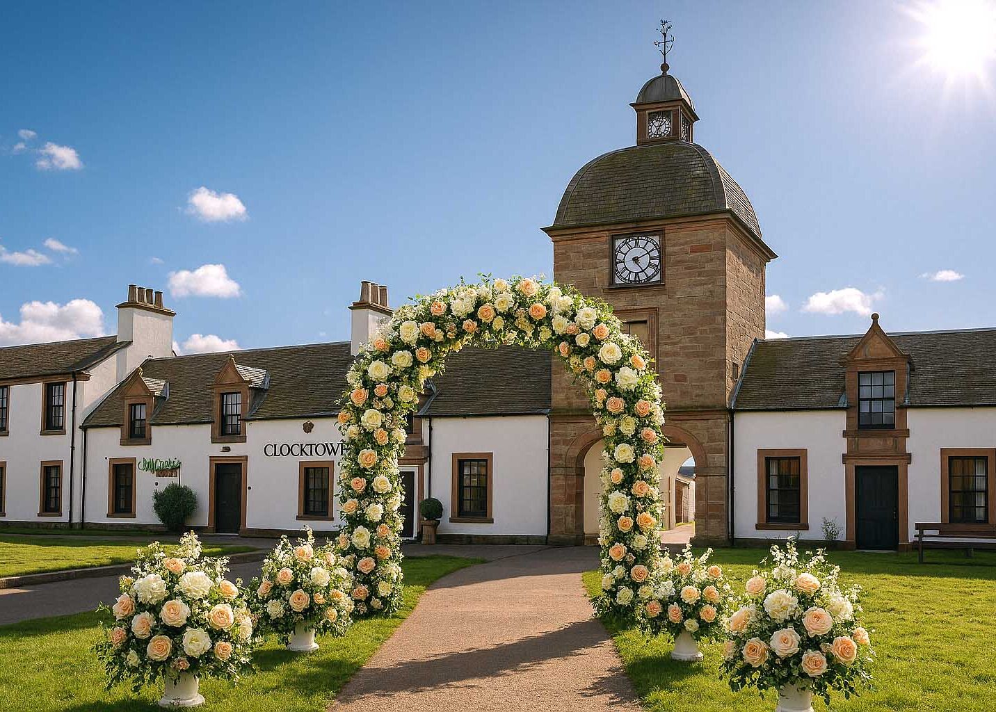 Clocktower Bespoke Ayrshire Weddings - Auchincruive Estate, Ayrshire